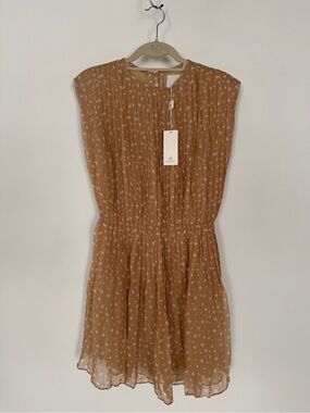 Radenroro Nude Dots Dress Size 2 Made in USA